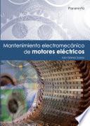 Libro Mantenimiento electromecánico de motores eléctricos