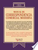 Libro Manual de correspondencia comercial moderna