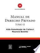 Libro Manual de derecho privado. Tomo II