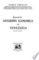 Manual de geografía económica de Venezuela