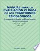 Manual para la evaluación clínica de los trastornos psicológicos