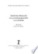 Manuel Pinillos, o, La consagración a la poesía
