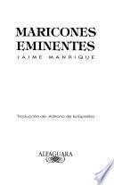 Libro Maricones eminentes
