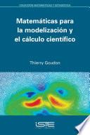 Libro Matemáticas para la modelización y el cálculo científico