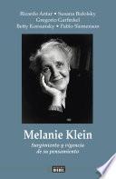 Libro Melanie Klein