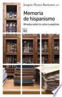 Libro Memoria del hispanismo