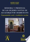 Libro Memoria y presencia de las mujeres santas de Alcazarquivir (Marruecos)