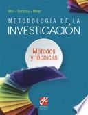 Libro Metodología de la investigación. Métodos y técnicas