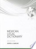 Mexican Legal Dictionary