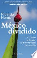Libro México dividido