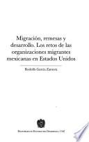 Migración, remesas y desarrollo