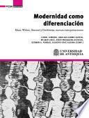 Libro Modernidad como diferenciación