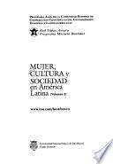 Mujer, cultura y sociedad en América Latina