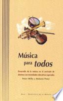 Libro Música para todos