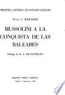 Mussolini a la conquista de las Baleares