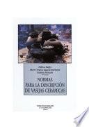 Libro Normas para la descripción de vasijas cerámicas