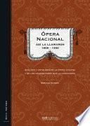 Libro Ópera Nacional