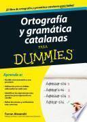 Libro Ortografía y gramática catalanas para Dummies