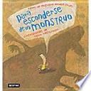 Libro Para esconderse de un monstruo