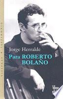 Libro Para Roberto Bolaño