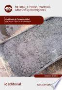 Libro Pastas, morteros, adhesivos y hormigones. EOCB0108