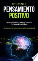 Libro Pensamiento Positivo