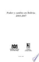 Poder y cambio en Bolivia, 2003-2007