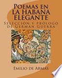 Libro Poemas en la Habana Elegante