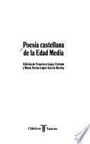 Poesía castellana de la Edad Media