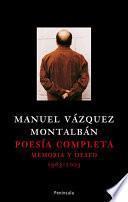 Libro Poesía completa. Memoria y deseo (1966- 2003)
