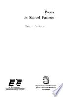 Poesía de Manuel Pacheco: 1978-1984
