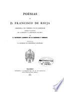 Poesias de D. Francisco de Rioja