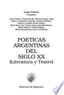 Poéticas argentinas del siglo XX