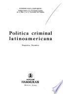 Política criminal latinoamericana