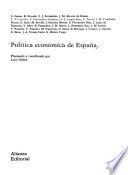 Libro Política económica de España