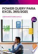 Libro Power Query para Excel 365/2021