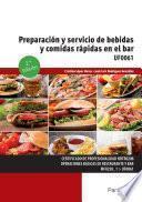 Libro Preparación y servicio de bebidas y comidas rápidas en el bar 2.ª edición