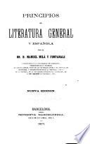 Principios de literatura general y española
