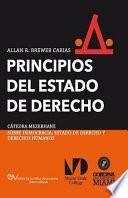 Libro PRINCIPIOS DEL ESTADO DE DERECHO. Aproximación comparativa