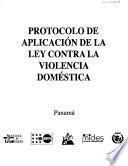 Protocolo de aplicación de la Ley contra la violencia doméstica