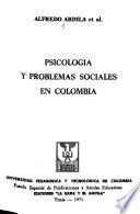 Psicología y problemas sociales en Colombia