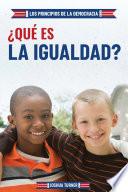 Libro ¿Qué es la igualdad? (What Is Equality?)