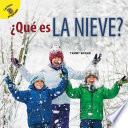 Libro ¿Qué es la nieve?