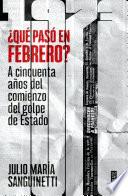 Libro ¿Qué pasó en febrero de 1973?