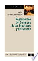 Libro Reglamentos del Congreso de los Diputados y del Senado