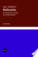 Libro Reificación