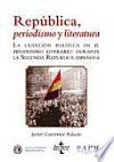 Libro República, periodismo y literatura
