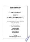 Reseña histórica de las comunas bonaerenses