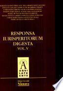 Responsa Iurisperitorum Digesta, vol. V