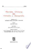 Revista chilena de historia y geografía